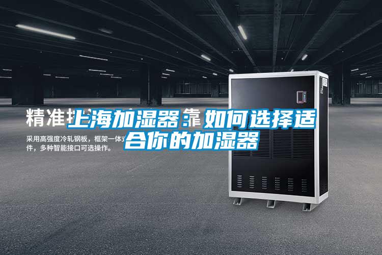 上海加湿器：如何选择适合你的加湿器