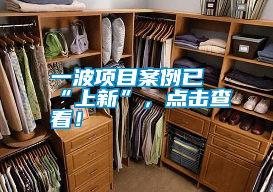 一波项目案例已“上新”，点击查看！