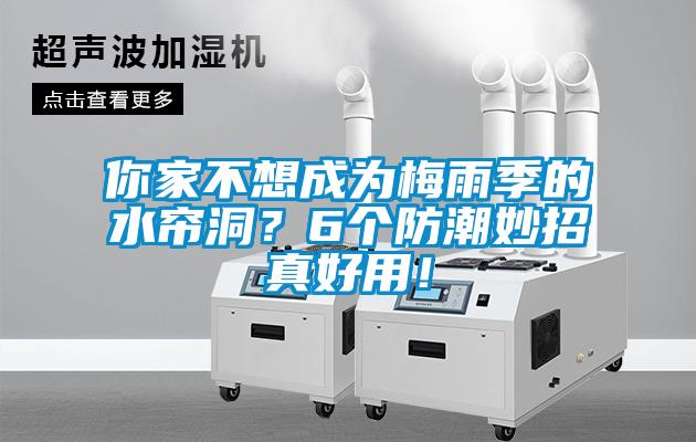 你家不想成为梅雨季的水帘洞？6个防潮妙招真好用！