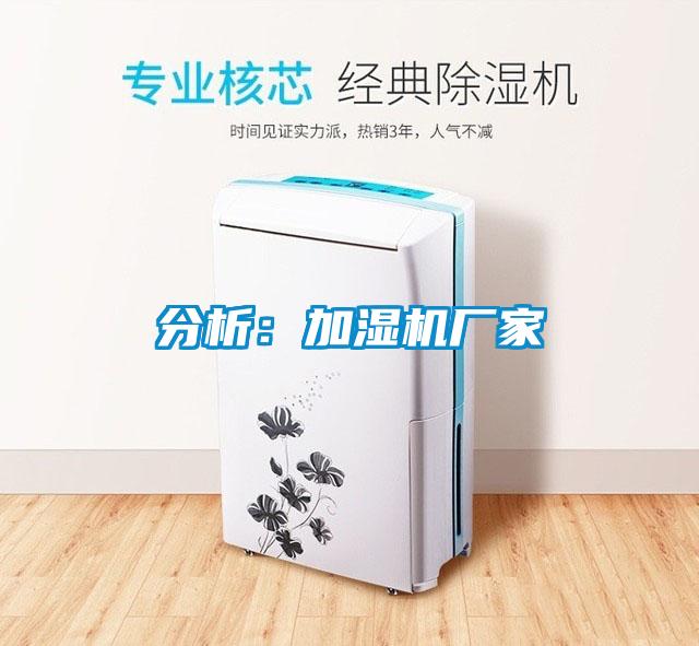 分析：加湿机厂家