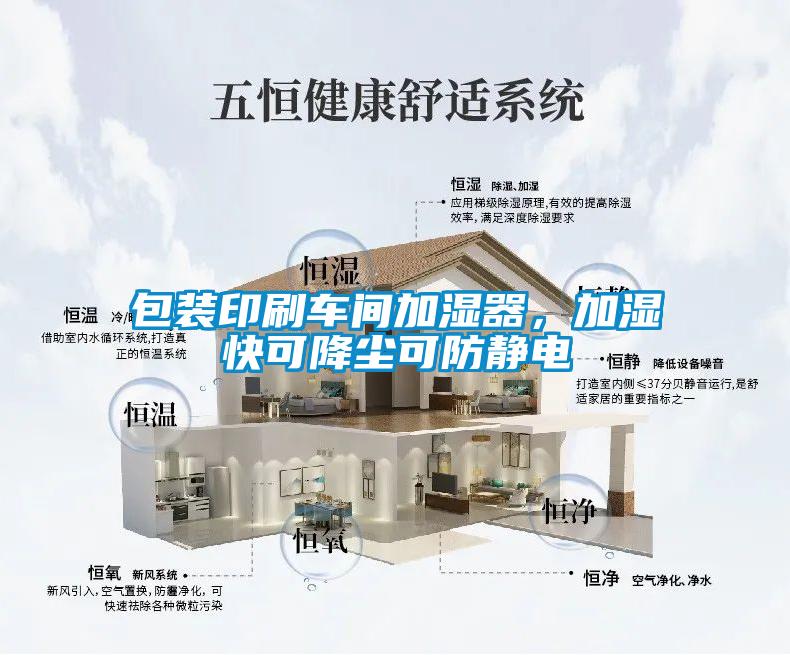 包装印刷车间加湿器，加湿快可降尘可防静电