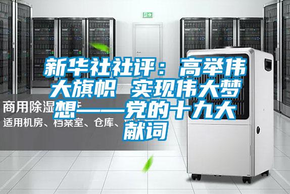 新华社社评：高举伟大旗帜 实现伟大梦想——党的十九大献词