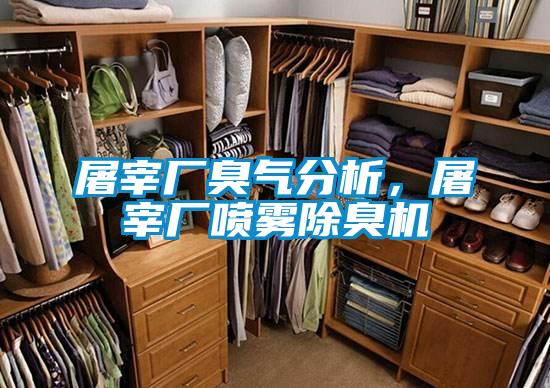 屠宰厂臭气分析，屠宰厂喷雾除臭机