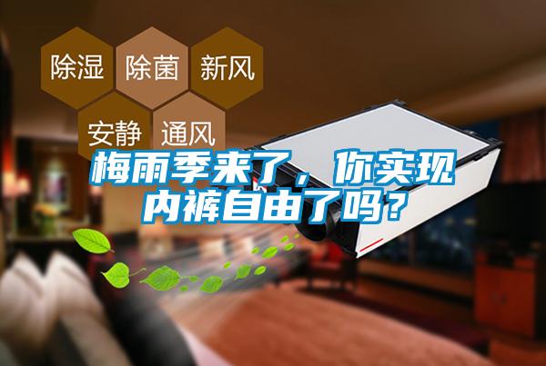 梅雨季来了，你实现内裤自由了吗？