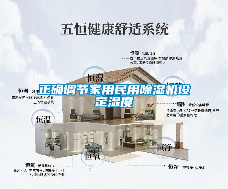 正确调节家用民用粉色视频免费在线观看设定湿度