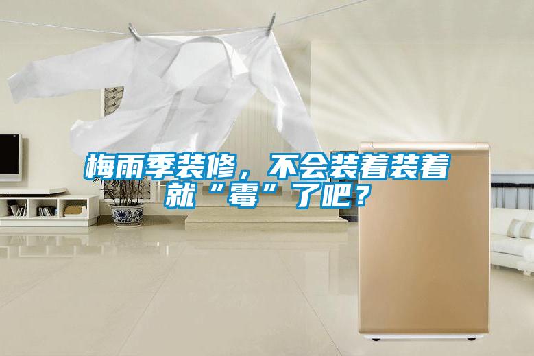梅雨季装修，不会装着装着就“霉”了吧？