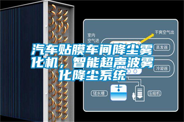 汽车贴膜车间降尘雾化机，智能超声波雾化降尘系统