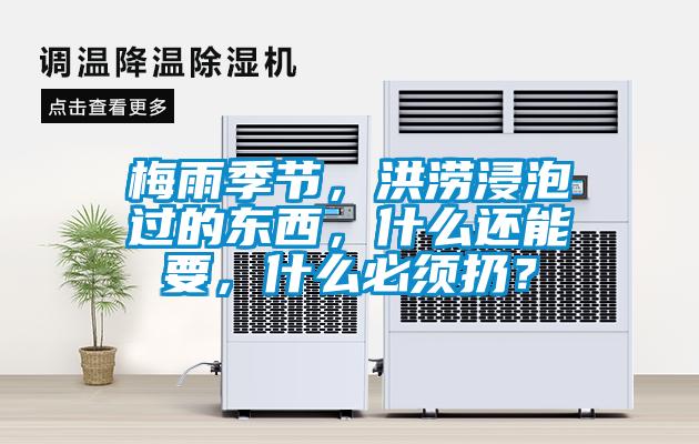 梅雨季节，洪涝浸泡过的东西，什么还能要，什么必须扔？