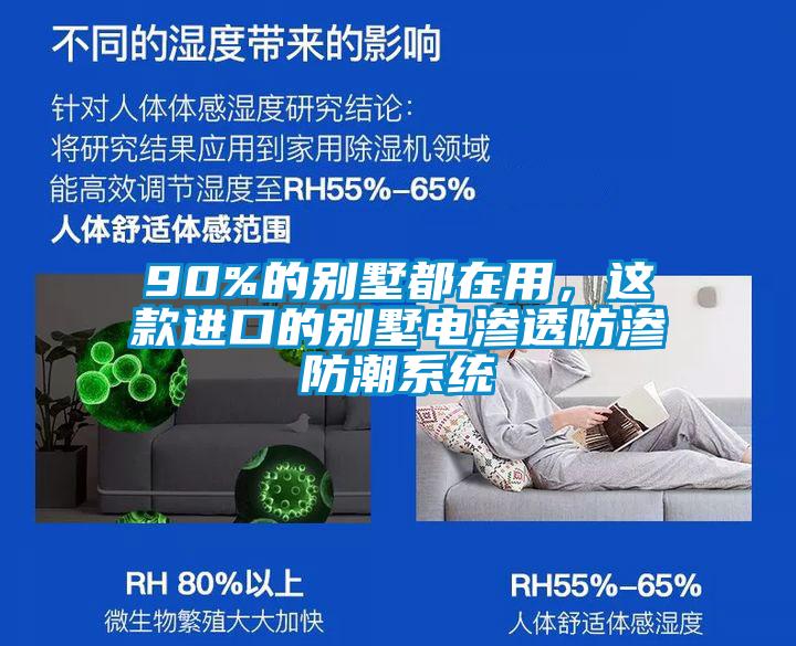 90%的别墅都在用，这款进口的别墅电渗透防渗防潮系统