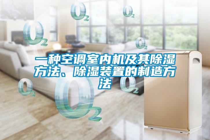 一种空调室内机及其除湿方法、除湿装置的制造方法