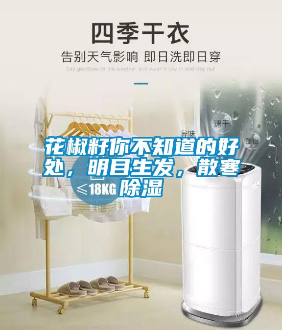 花椒籽你不知道的好处，明目生发，散寒除湿