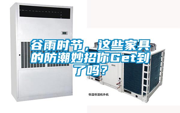 谷雨时节，这些家具的防潮妙招你Get到了吗？