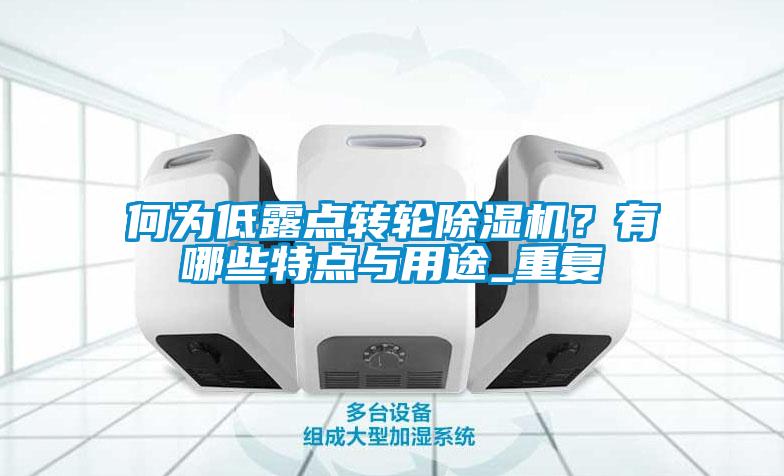 何为低露点转轮粉色视频免费在线观看？有哪些特点与用途_重复