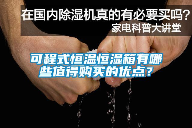 可程式恒温恒湿箱有哪些值得购买的优点？