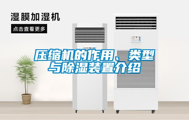压缩机的作用、类型与除湿装置介绍