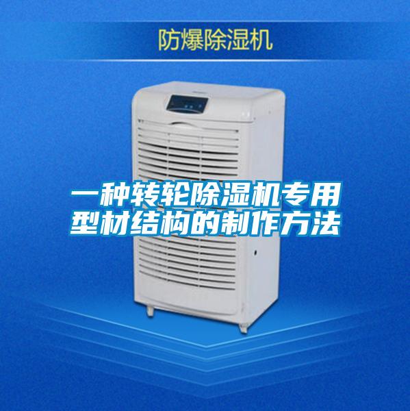 一种转轮粉色视频免费在线观看专用型材结构的制作方法