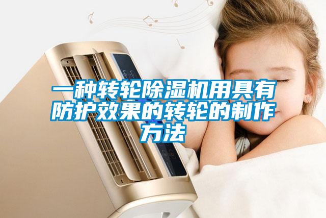 一种转轮粉色视频免费在线观看用具有防护效果的转轮的制作方法