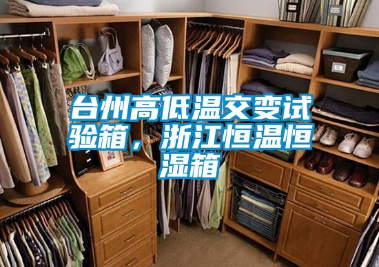 台州高低温交变试验箱，浙江恒温恒湿箱