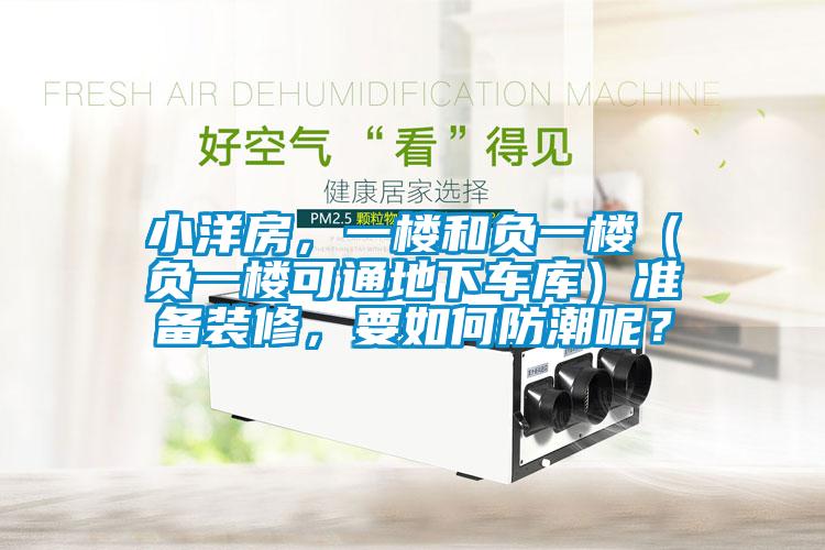 小洋房，一楼和负一楼（负一楼可通地下车库）准备装修，要如何防潮呢？