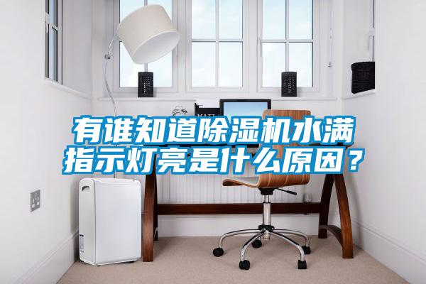 有谁知道粉色视频免费在线观看水满指示灯亮是什么原因？