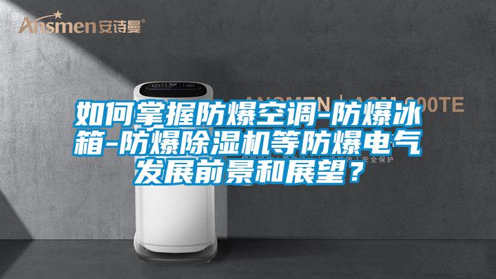 如何掌握防爆空调-防爆冰箱-防爆粉色视频免费在线观看等防爆电气发展前景和展望？