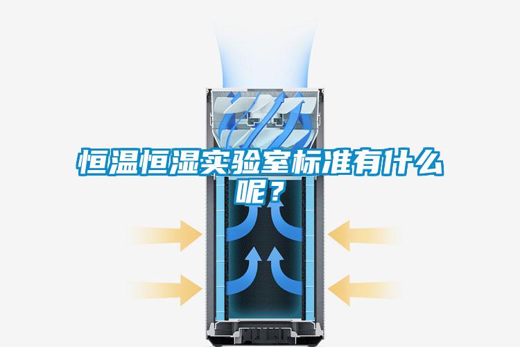恒温恒湿实验室标准有什么呢？