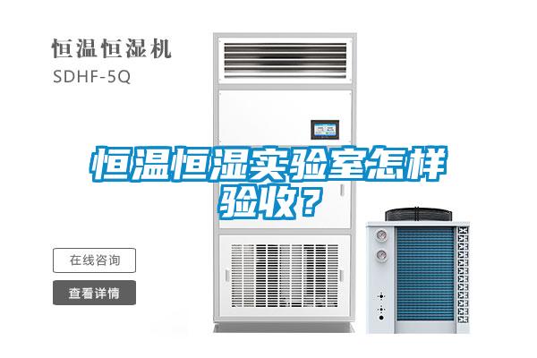 恒温恒湿实验室怎样验收？