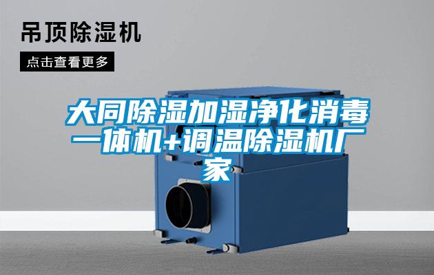 大同除湿加湿净化消毒一体机+调温粉色视频免费在线观看厂家