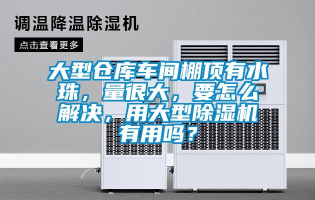 大型仓库车间棚顶有水珠，量很大，要怎么解决，用大型粉色视频免费在线观看有用吗？