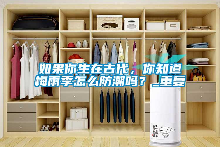 如果你生在古代，你知道梅雨季怎么防潮吗？_重复