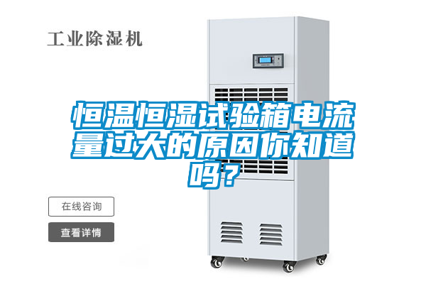 恒温恒湿试验箱电流量过大的原因你知道吗？