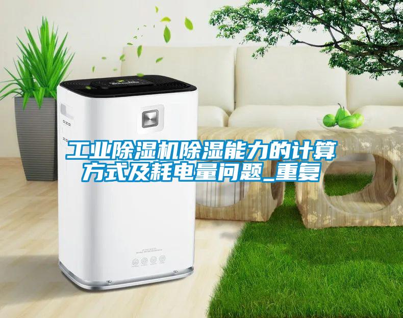 工业粉色视频免费在线观看除湿能力的计算方式及耗电量问题_重复