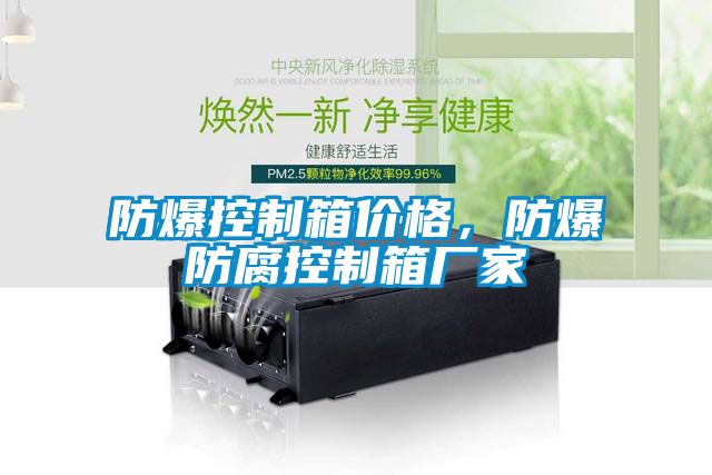 防爆控制箱价格，防爆防腐控制箱厂家