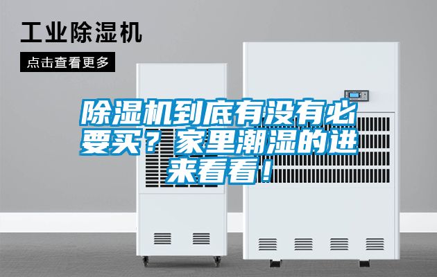粉色视频免费在线观看到底有没有必要买？家里潮湿的进来看看！