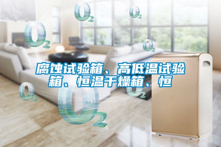 腐蚀试验箱、高低温试验箱、恒温干燥箱、恒