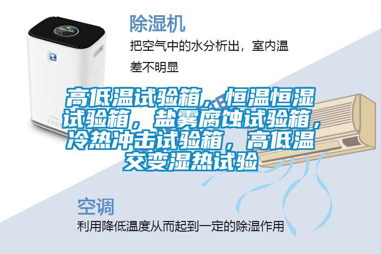 高低温试验箱，恒温恒湿试验箱，盐雾腐蚀试验箱，冷热冲击试验箱，高低温交变湿热试验