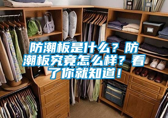 防潮板是什么？防潮板究竟怎么样？看了你就知道！